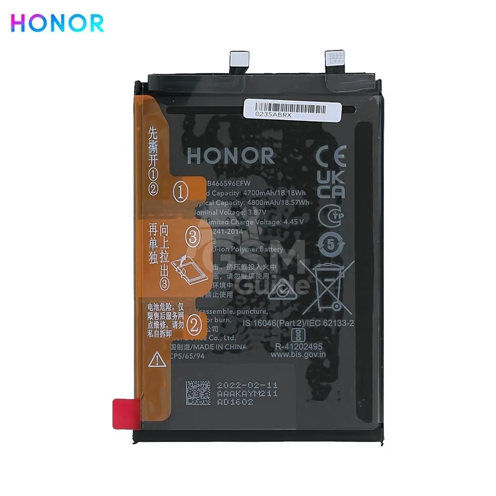 64211 Batterie d'origine Honor Magic 4 Lite 5G/Magic 4 Lite 4G – Image 1