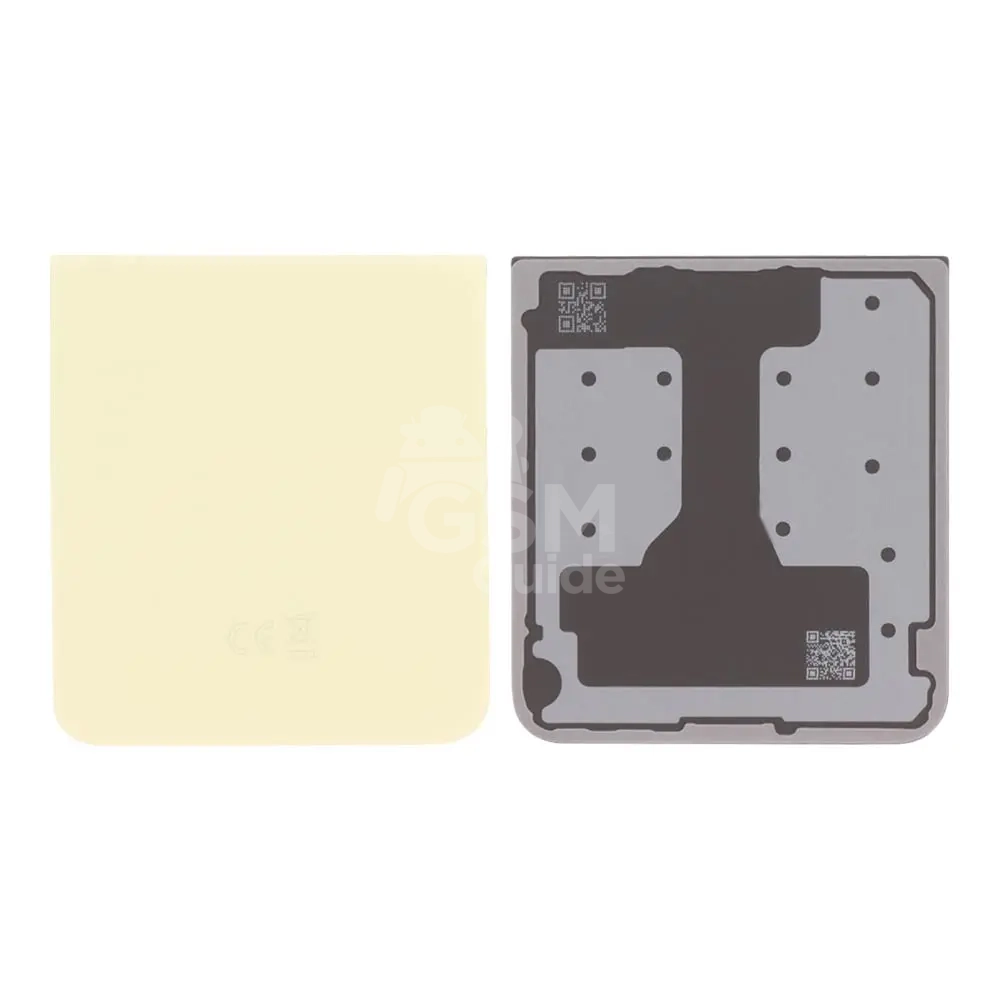 66060 Cache Arrière Premium Samsung Galaxy Z Flip 6 5G F741 Jaune – Image 1