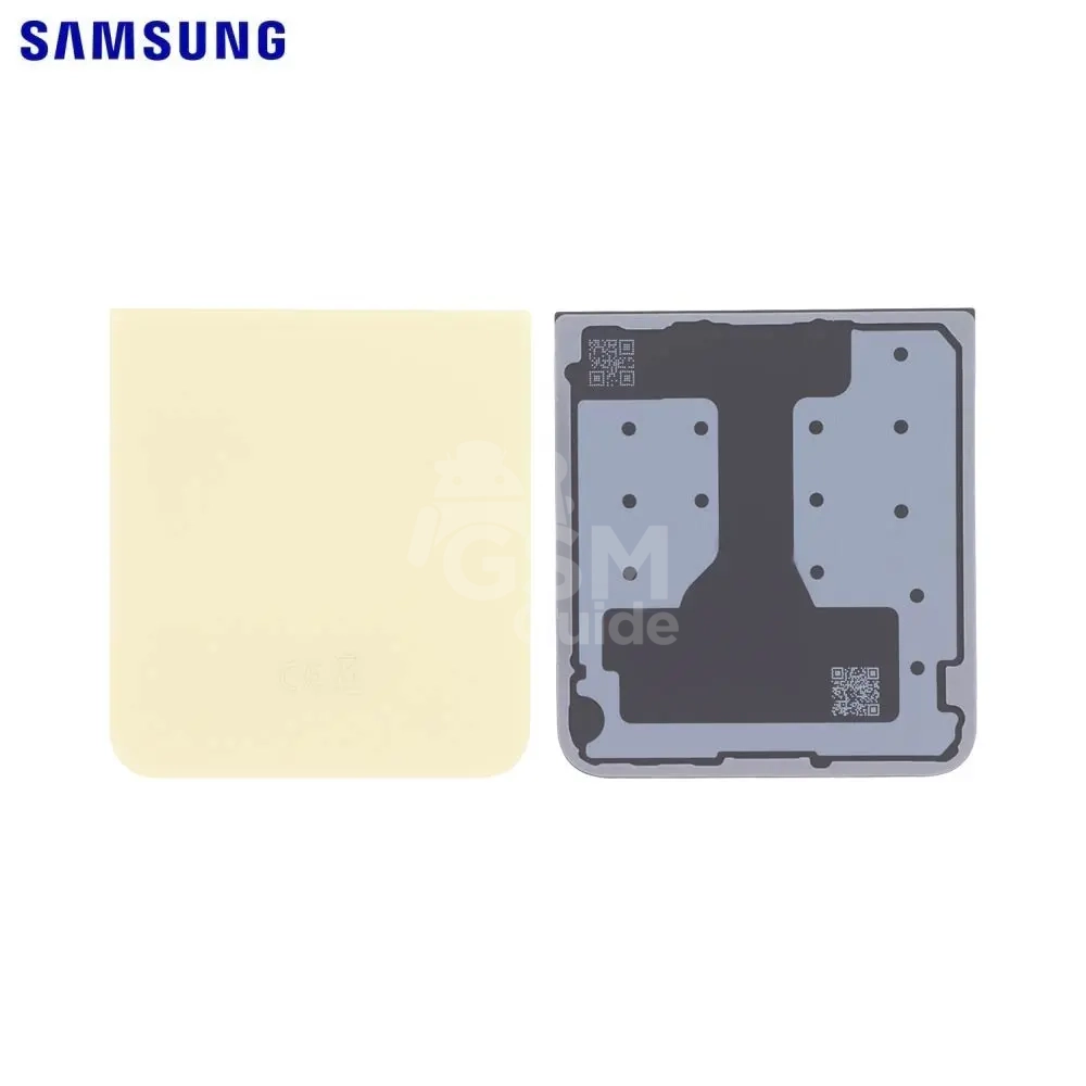 67468 Cache Arrière Original Samsung Galaxy Z Flip 6 5G F741 Jaune – Image 1