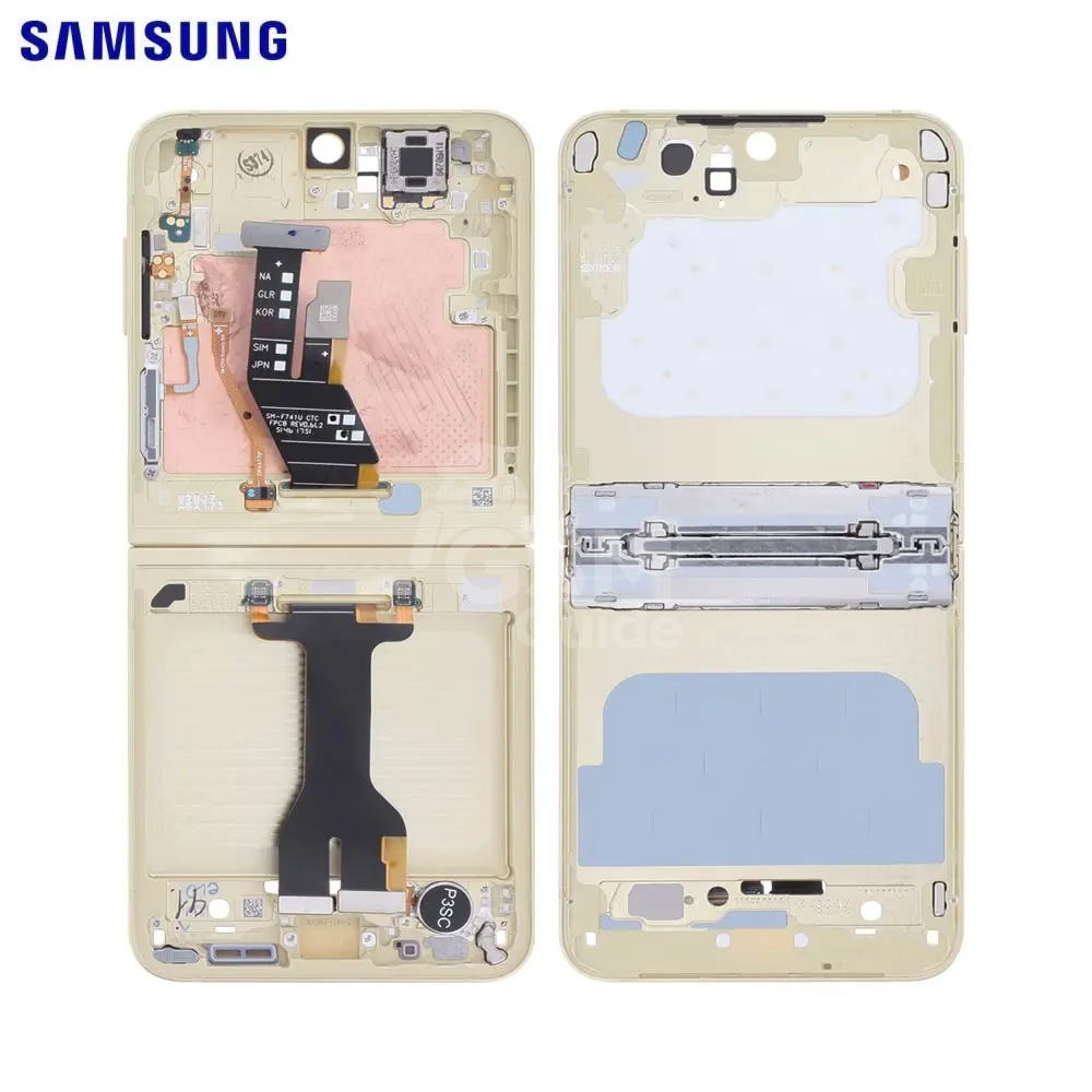 67788 Châssis Original Samsung Galaxy Z Flip 6 5G F741 Jaune – Image 1