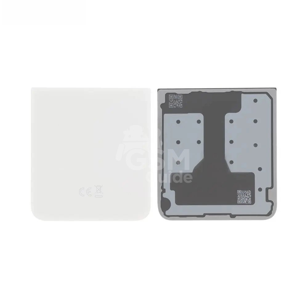67955 Cache Arrière Premium Samsung Galaxy Z Flip 6 5G F741 Blanc – Image 1