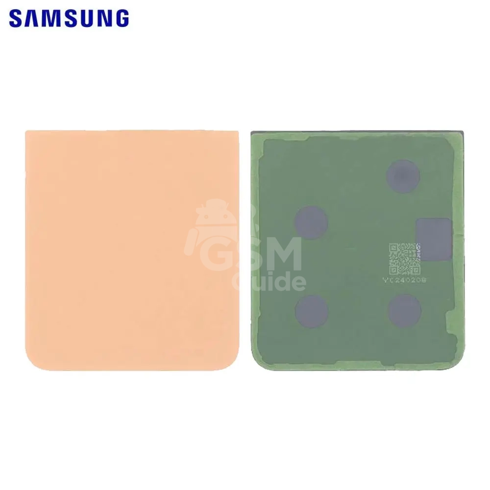70361 Cache Arrière Original Samsung Galaxy Z Flip 6 5G F741 Pêche – Image 1