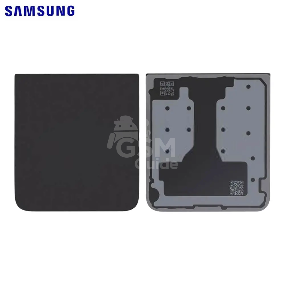85794 Cache Arrière Original Samsung Galaxy Z Flip 7 FE F761 Noir – Image 1