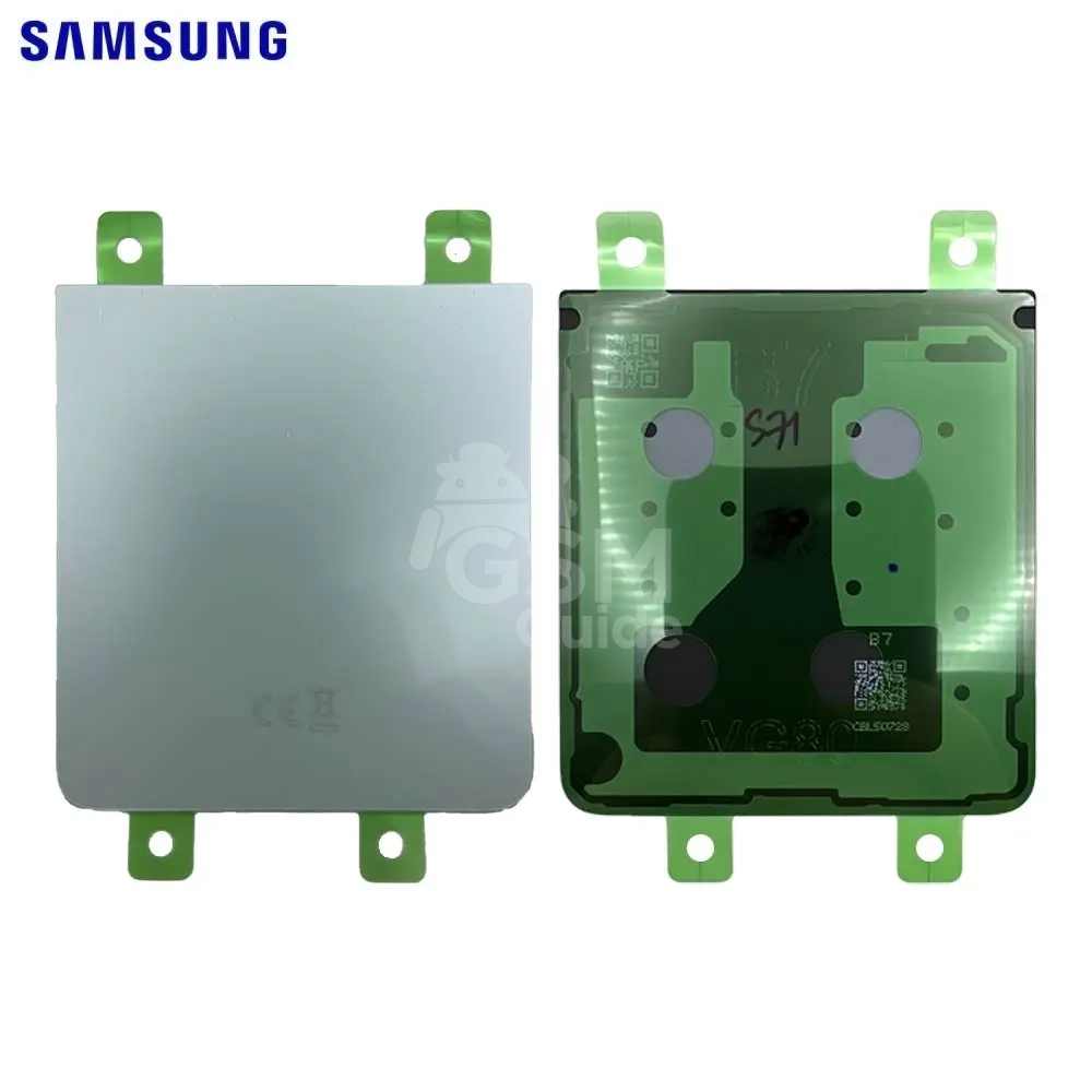 86730 Cache Arrière Original Samsung Galaxy Z Flip 7 5G F766 Vert d'Eau – Image 1