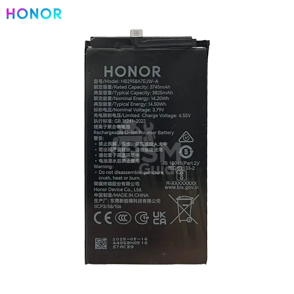 90982 Batterie principale d'origine Honor Magic V5 – Image 1