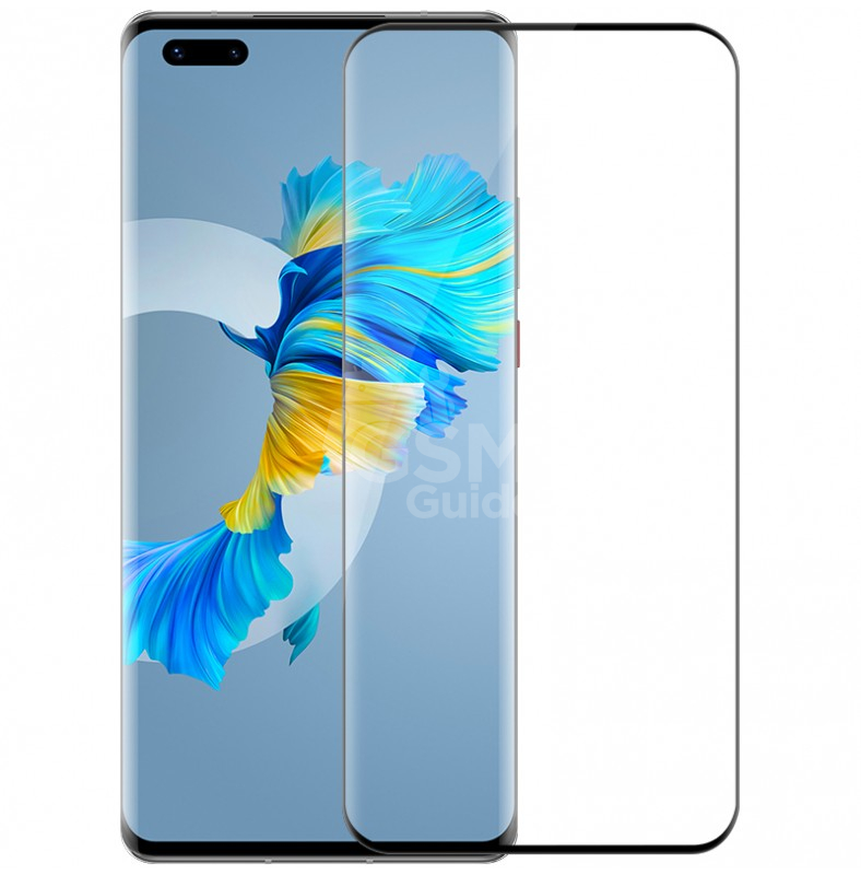 cristal-curvo-huawei-mate-40-pro-negro Film de protection hydrogel VWK hd film Huawei Mate 40 Pro – Image 1