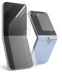 images (28) Film de protection hydrogel VWK privacy clear film Galaxy Z Flip 6 – Image 1