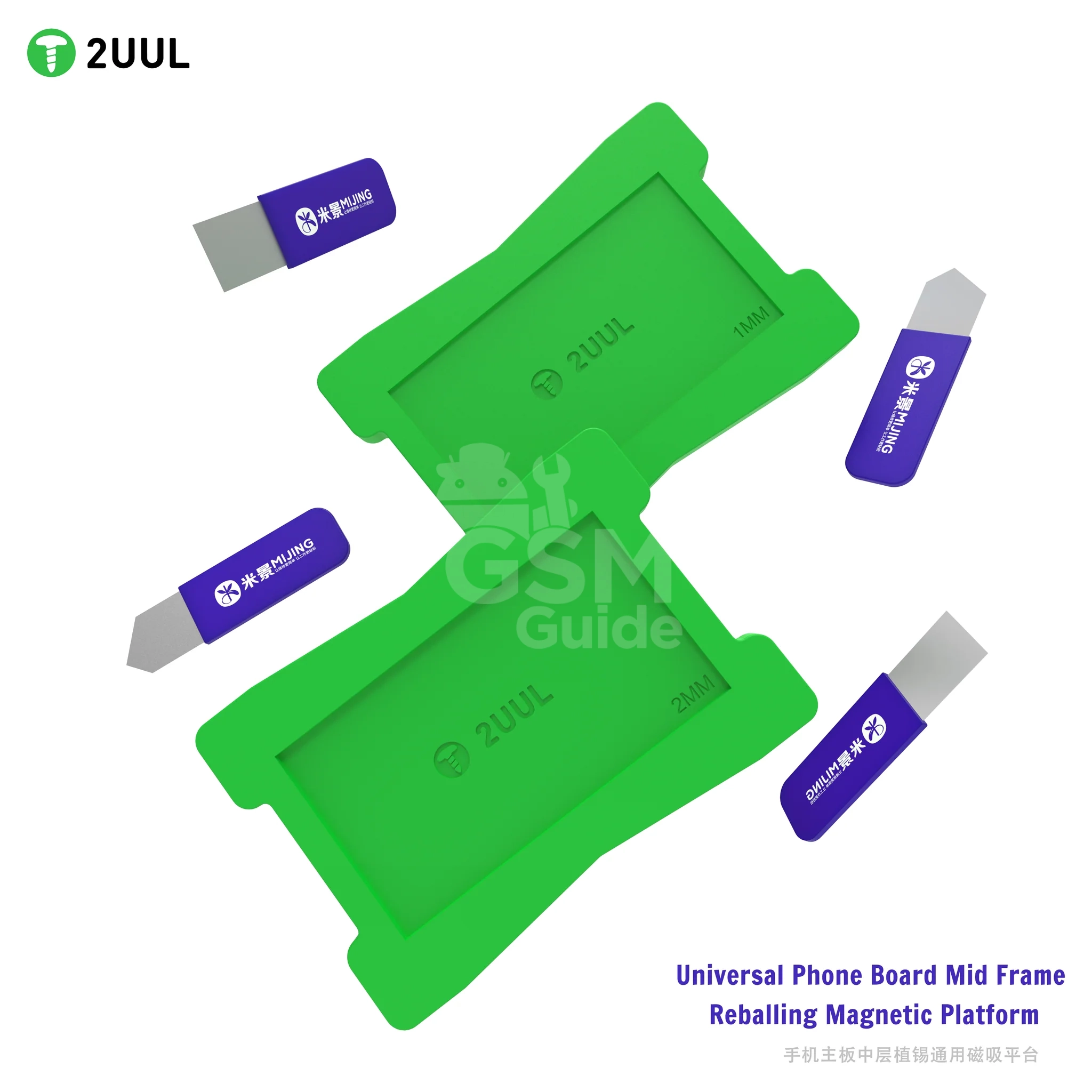 BH11_4_2048x2048 2UUL BH11 Universal Phone Board Mid Frame Reballing Magnetic Platform – Image 1