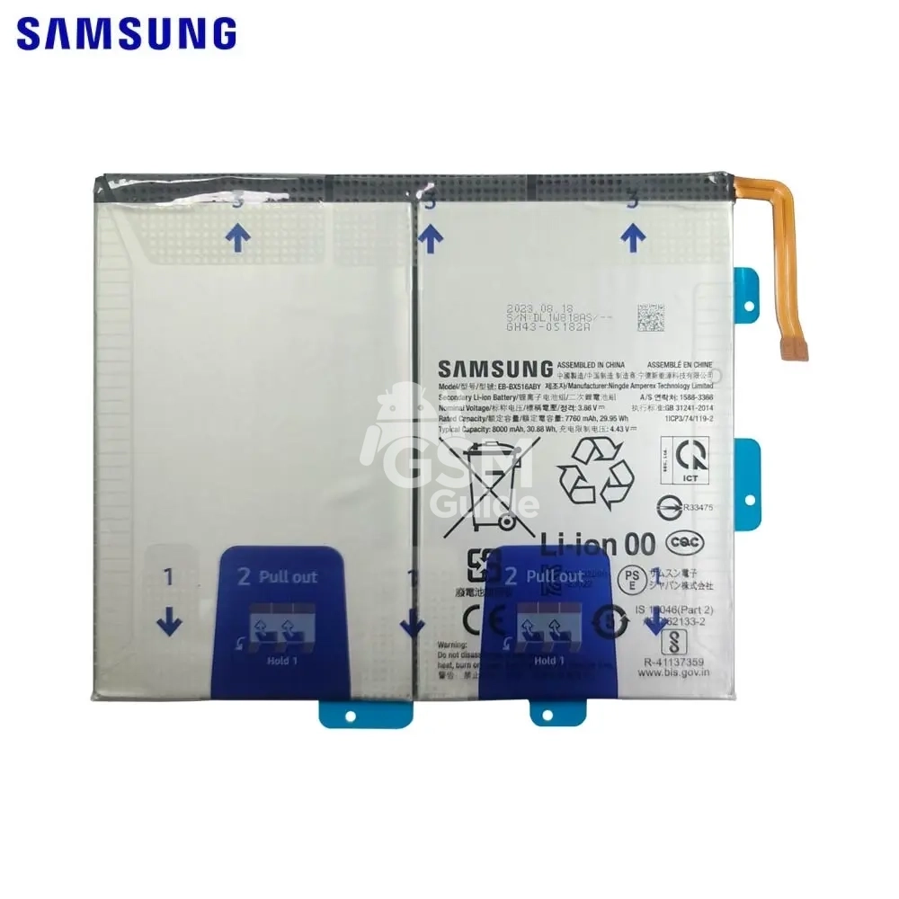 Batterie Originale Samsung Galaxy Tab S9 FE Galaxy Tab S9 FE 5G Batterie Premium Samsung Galaxy Tab S9 FE /Galaxy Tab S9 FE 5G – Image 1