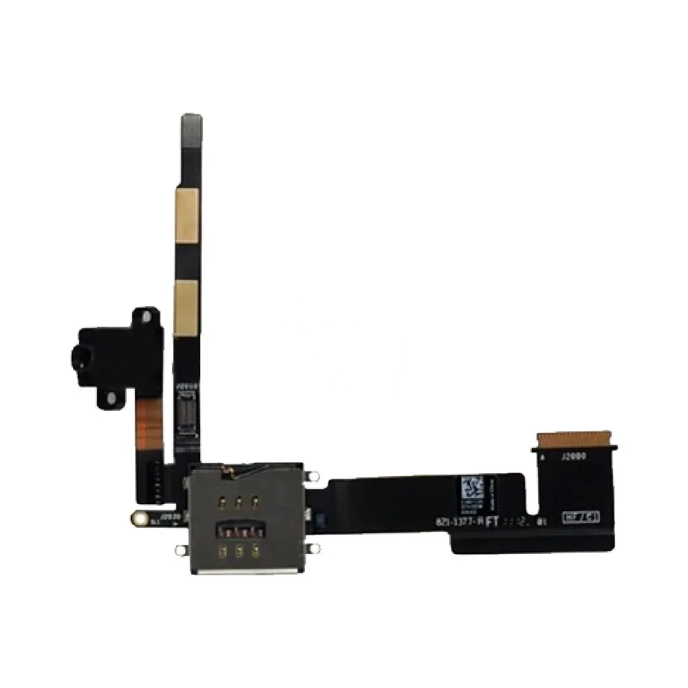 Câble flexible jack Apple iPad 2 avec lecteur de carte SIM Câble flexible jack Apple iPad 2 avec lecteur de carte SIM – Image 1