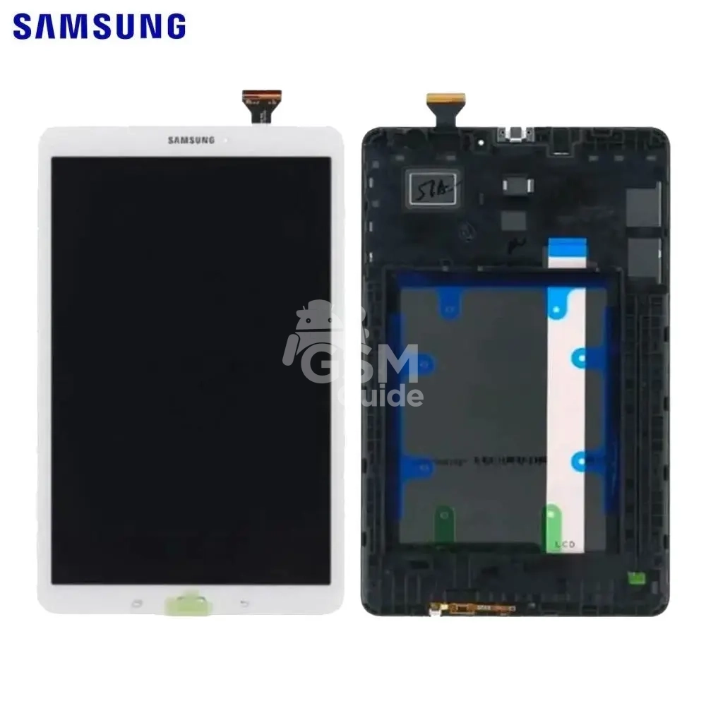 Afficheur Original Samsung Galaxy Tab E T560 Blanc Afficheur Original Samsung Galaxy Tab E T560/T561 Blanc – Image 1