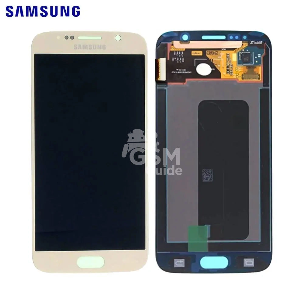 Afficheur Samsung Galaxy S6 G920 Doré Afficheur Samsung Galaxy S6 G920 Doré – Image 1