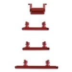 Boutons Apple iPhone XR Rouge