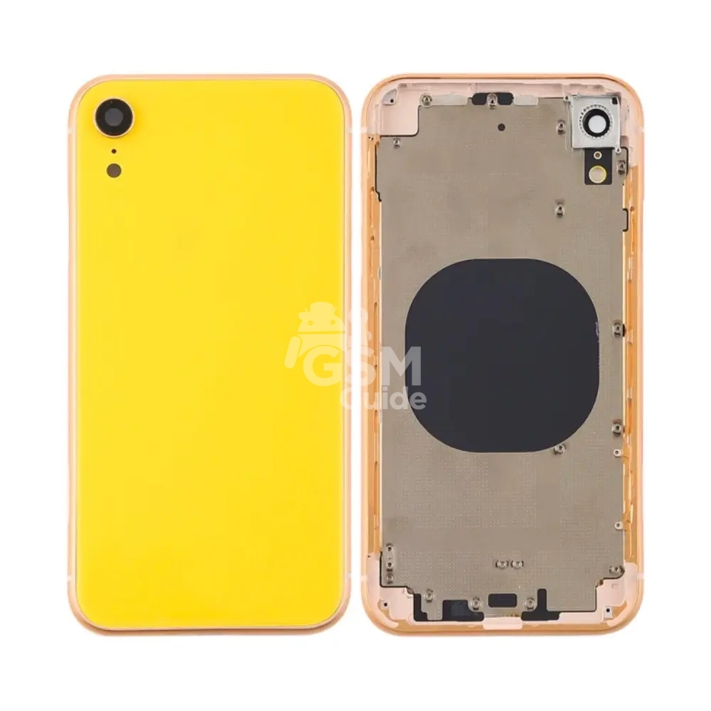 Cache arrière Apple iPhone XR Jaune Cache arrière Apple iPhone XR Jaune – Image 1