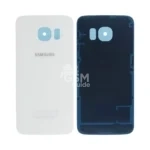 Cache arrière Premium Samsung Galaxy S6 Edge G925 Blanc