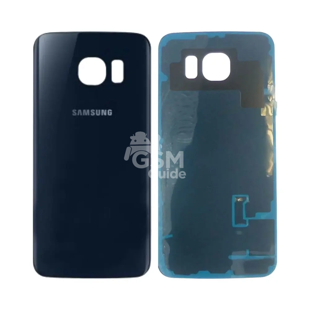 Cache arrière Premium Samsung Galaxy S6 Edge G925 Bleu Cache arrière Premium Samsung Galaxy S6 Edge G925 Bleu – Image 1