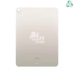 Cache arrière d'origine retirée Apple iPad Air 5 Blanc