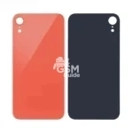 Cache arrière en verre pour Apple iPhone XR Orange