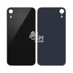 Cache arrière en verre pour Apple iPhone XR noir