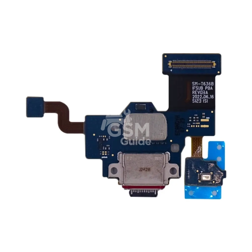 Connecteur de Charge Premium Samsung Galaxy Tab Active4 Pro 5G T636 Plaque de Charge Premium Samsung Galaxy Tab Active 4 Pro 5G T636/Galaxy Tab Active 4 Pro T630 – Image 1