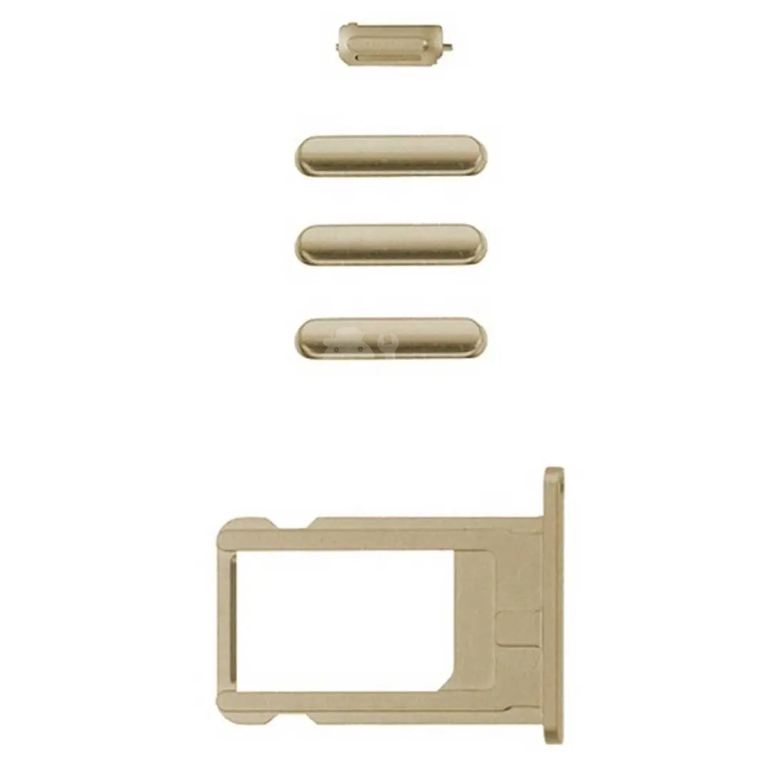gold Boutons Apple iPhone XS Max Doré – Image 1
