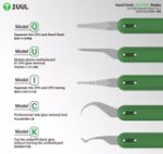 2UUL DA22 Hand Finish QUICK Blades Set for PCB Underfill Clean – Image 2