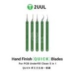 2UUL DA22 Hand Finish QUICK Blades Set for PCB Underfill Clean