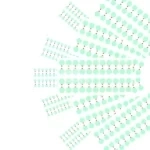 2UUL DA30 Phone Camera Protective Sticker 1000PCS/Pack – Image 6