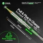 2UUL FD35 Replaceable 210 Jumper Wire Soldering Tip Set (3Pcs/Set) – Image 2
