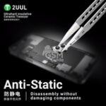 2UUL TW31 Ultrahard insulative Ceramic Tweezer for Precise Phone Board Repair – Image 5