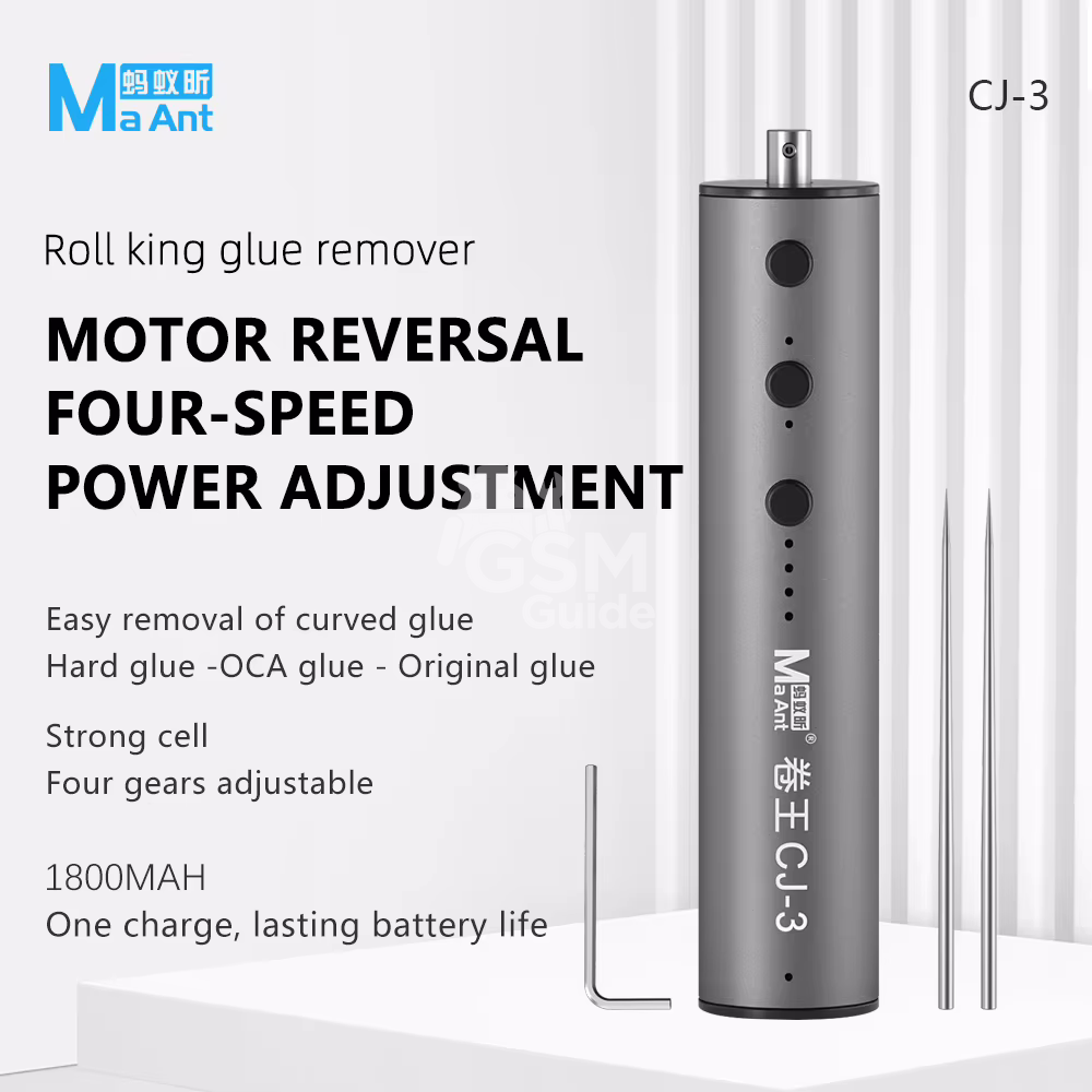 Ants Xinjuan Wang Glue Removal Machine CJ-3 1 MaAnt CJ-3 – Machine de Retrait de Colle pour Réparation Mobile – Image 1