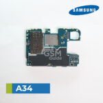 Carte Mère d'Origine Samsung Galaxy A34 5G - Version Wi-Fi Uniquement (IMEI 0) – Image 2