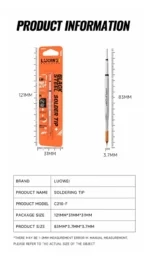 C210 Series - Fine Tip Copper Soldering Tip for Jumper Wiring LW-C210-F – Image 3