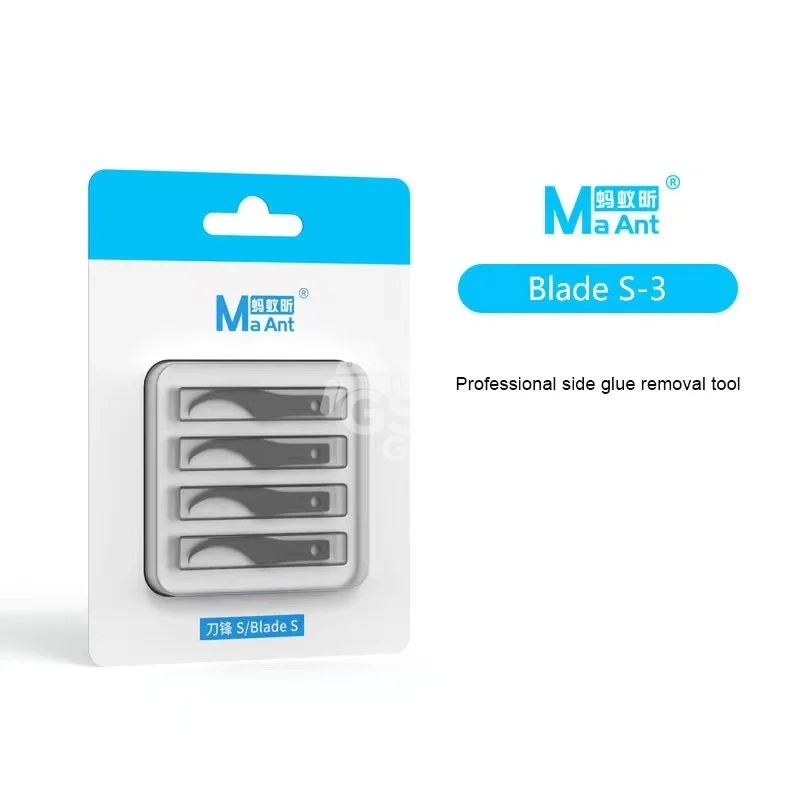 MaAnt Blade S-3 – Kit de Lames pour le Retrait de la Colle Latérale MaAnt Blade S-3 – Kit de Lames pour le Retrait de la Colle Latérale – Image 1