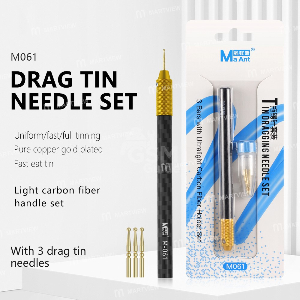 MaAnt M061 – Kit d'Aiguilles à Étamer en Cuivre Plaqué Or pour Microsoudure MaAnt M061 – Kit d'Aiguilles à Étamer en Cuivre Plaqué Or pour Microsoudure – Image 1