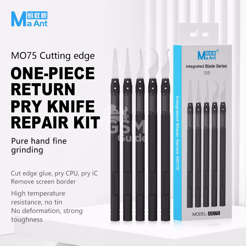 One-piece repair crowbar set M075 1 M075 – Kit de Leviers d'Ouverture pour Démontage d'Appareils – Image 1