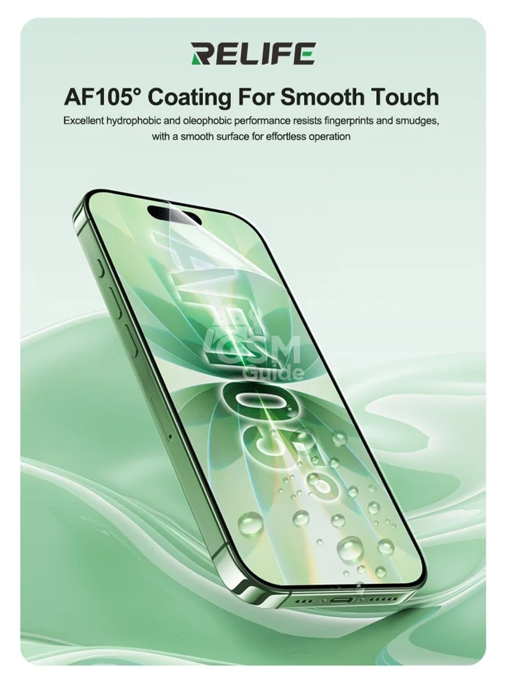 RELIFE GF-7HS — Film hydrogel confidentialité haute résistance, compatible avec la série C4 RELIFE GF-7HS — Film hydrogel confidentialité haute résistance, compatible avec la série C4 – Image 1