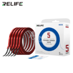 RELIFE HX2 Mobile Phone Sealing and Cushioning DOUBLE-SIDED TAPE/5MM/Red Coated/5Pcs