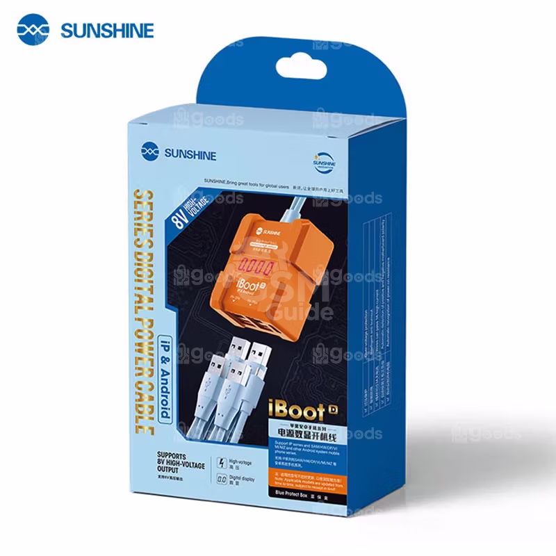 SUNSHINE iBoot Series Multi-Functional Phone Power Boot Cable SUNSHINE iBoot Series Multi-Functional Phone Power Boot Cable – Image 1