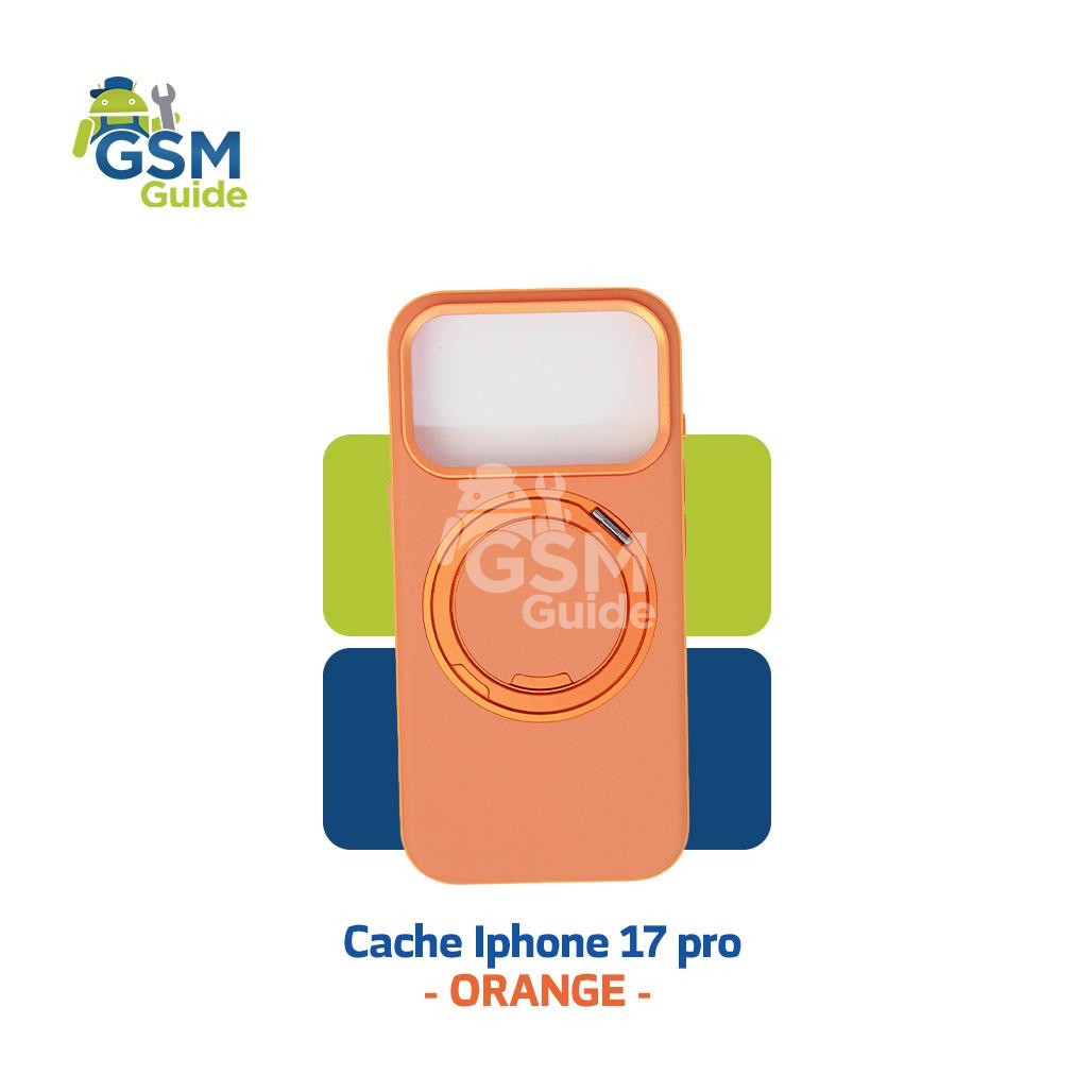 WhatsApp Image 2026-09-30 at 15.56.08 (1) Cache de protection Orange avec support pour iPhone 17 Pro – Image 1