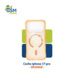 Cache de protection Orange pour iPhone 17 Pro