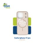 Cache de protection crème pour iPhone 17 Pro