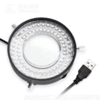 Baizao – Source Lumineuse Annulaire 72 LED USB à Luminosité Réglable pour Microscope