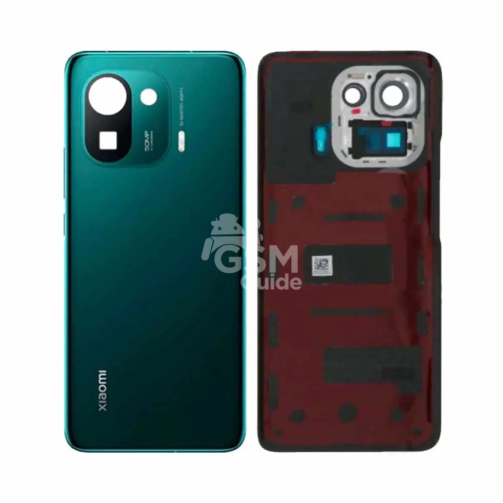 Cache Arrière Premium Xiaomi Mi 11 Pro Green Cache Arrière Premium Xiaomi Mi 11 Pro Green – Image 1